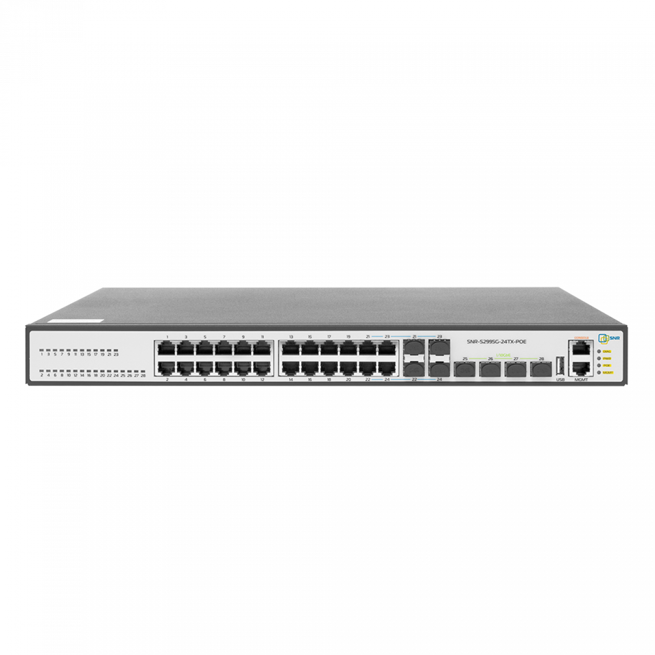 Управляемый коммутатор уровня 3 SNR-S2995G-24TX-POE