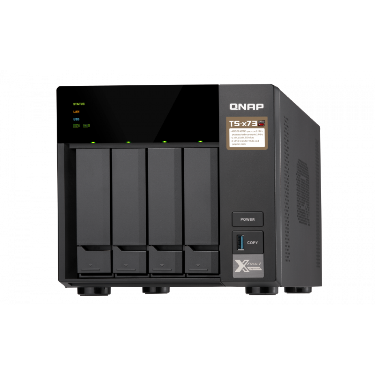 Сетевой RAID-накопитель TS-473A-8G