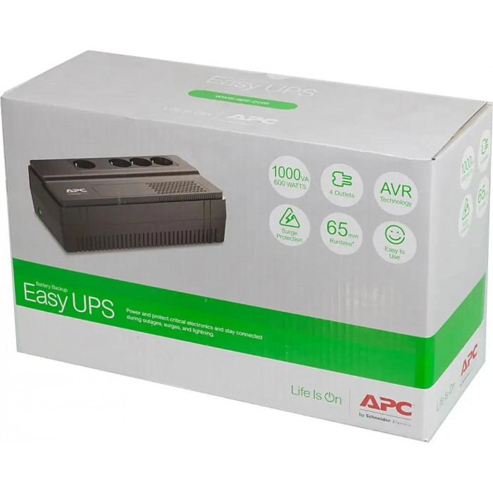ИБП APC Easy-UPS BV1000I-GR, 1000ВA