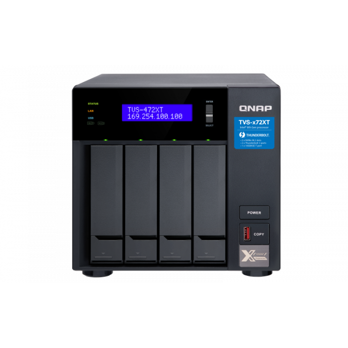 Сетевой RAID-накопитель TVS-472XT-PT-4G