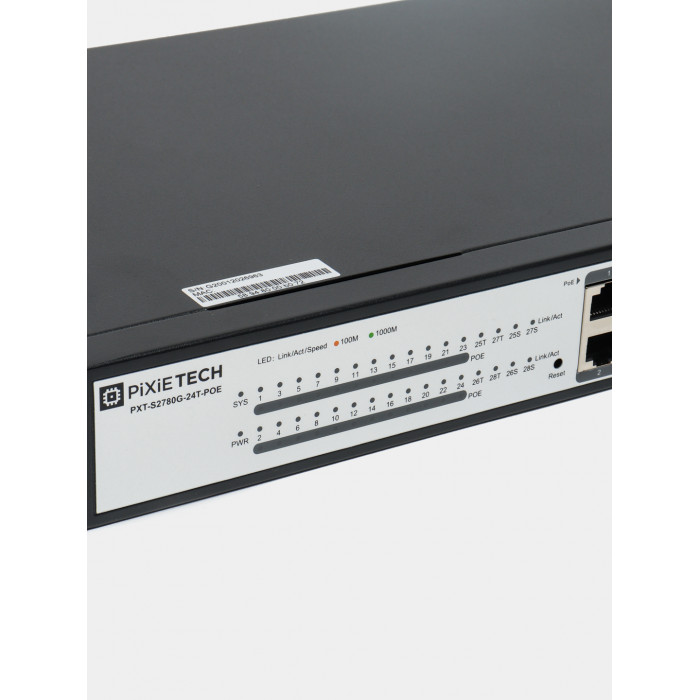 Управляемый PoE коммутатор уровня L2 PXT-S2780G-24T-POE