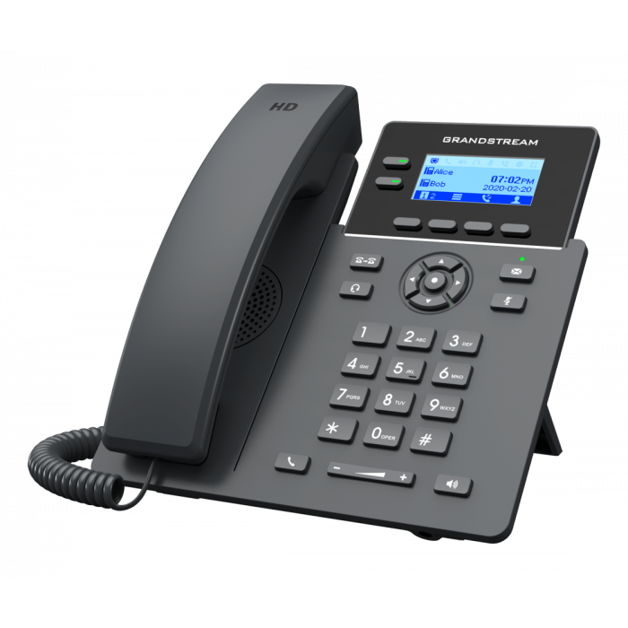 IP телефон Grandstream GRP2602G (PoE, Gigabit, БП в комплекте). 4 SIP аккаунта, 2 линии, есть подсветка экрана