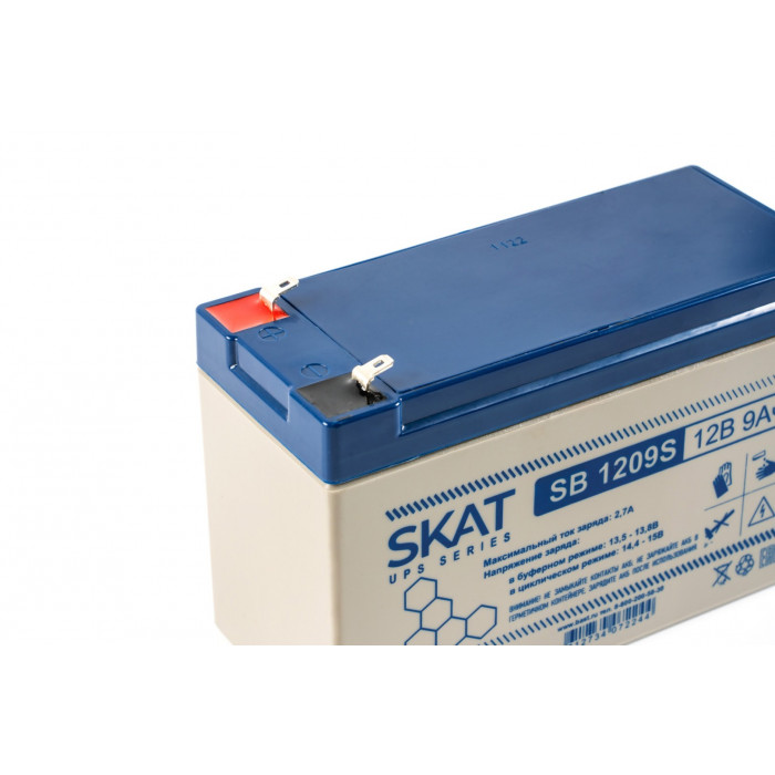 АККУМУЛЯТОР СВИНЦОВО-КИСЛОТНЫЙ SKAT SB 12В 9Ач S