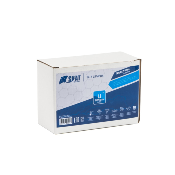 LI-ION АККУМУЛЯТОР SKAT I-BATTERY 12В-7Ач LIFEPO4