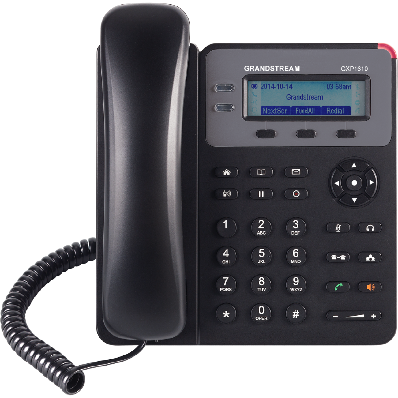 IP телефон Grandstream GXP1610 (без POE) 2 SIP аккаунта, 2 линии, нет подсветки экрана