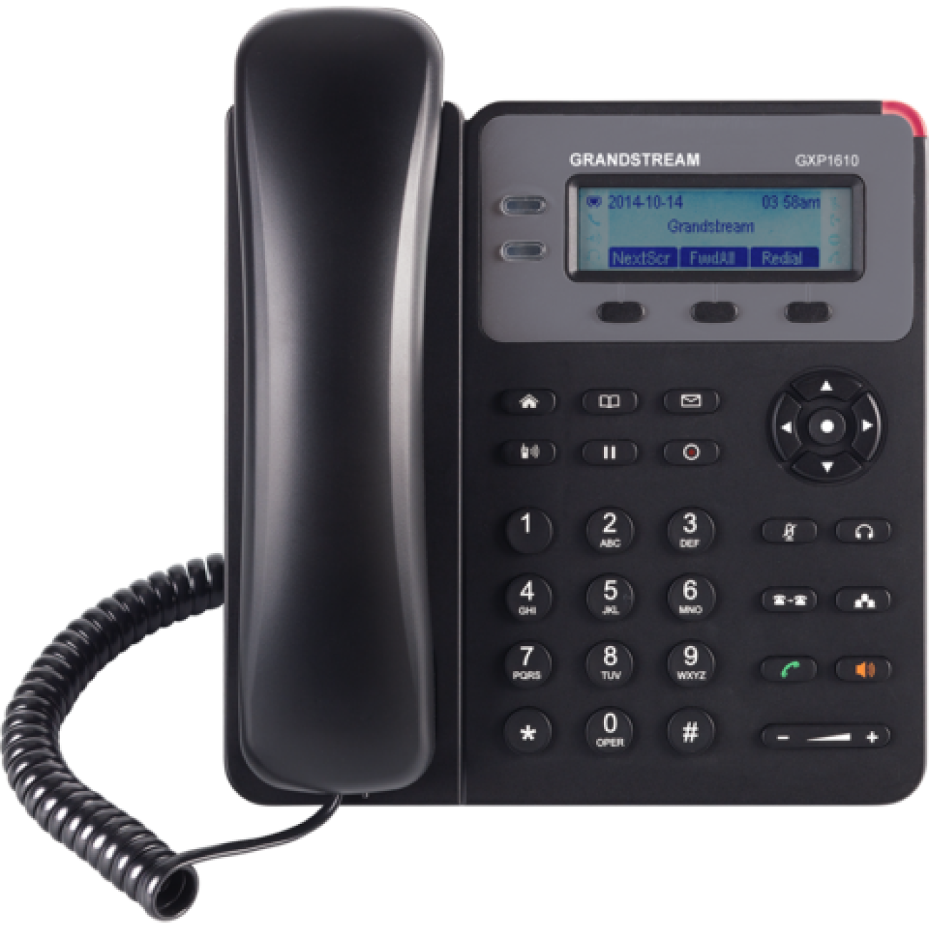 IP телефон Grandstream GXP1610P (POE, блок питания не входит в комплект) 2 SIP аккаунта, 2 линии, нет подсветки экрана