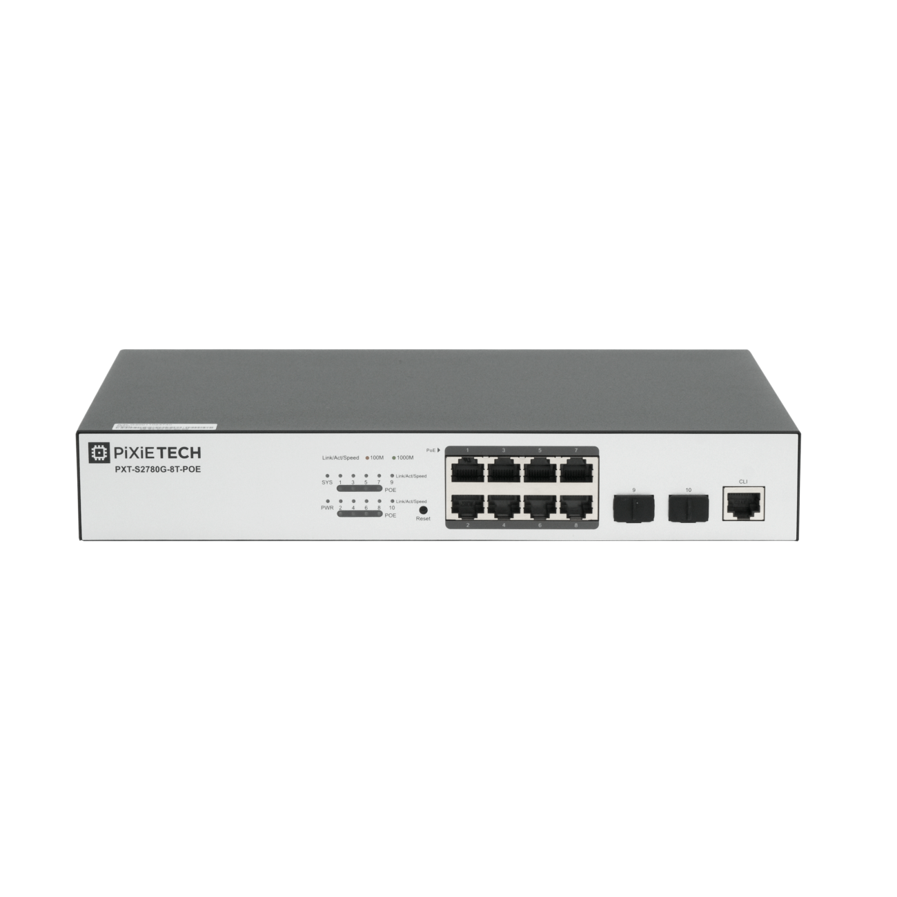 Управляемый PoE коммутатор уровня L2 PXT-S2780G-8T-POE