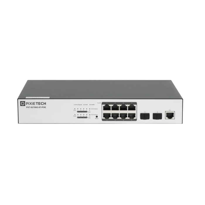 Управляемый PoE коммутатор уровня L2 PXT-S2780G-8T-POE