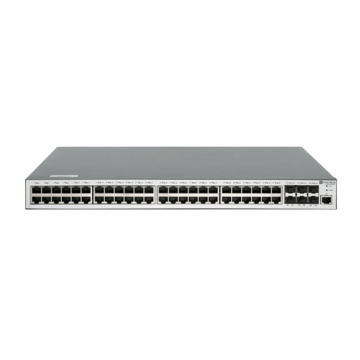Управляемый коммутатор уровня 3, 48 порта 100/1000BaseT, 6 порта 1/10G SFP+