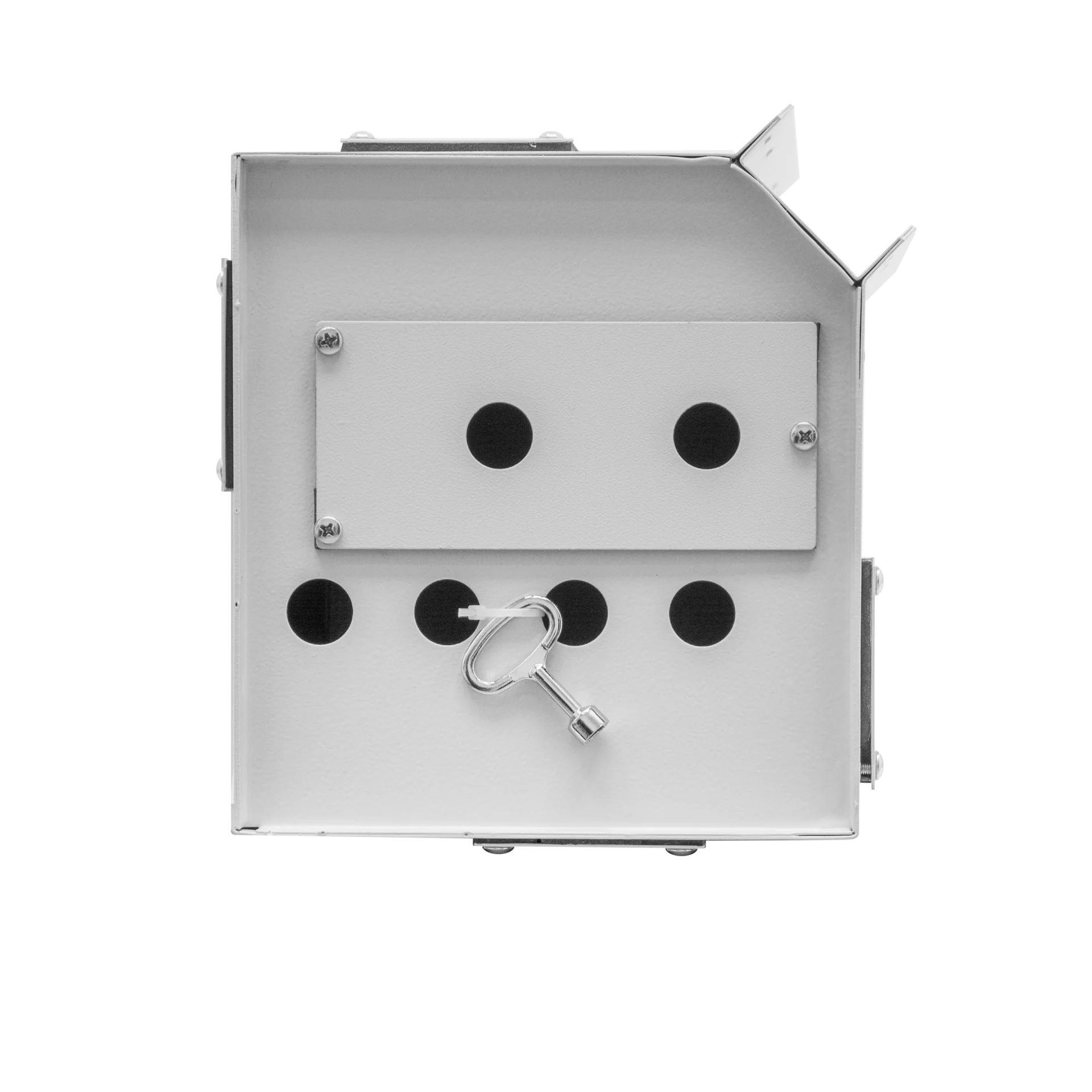 Шкаф уличный серии Real1, 510х240х245, RAL7035, с утеплителем