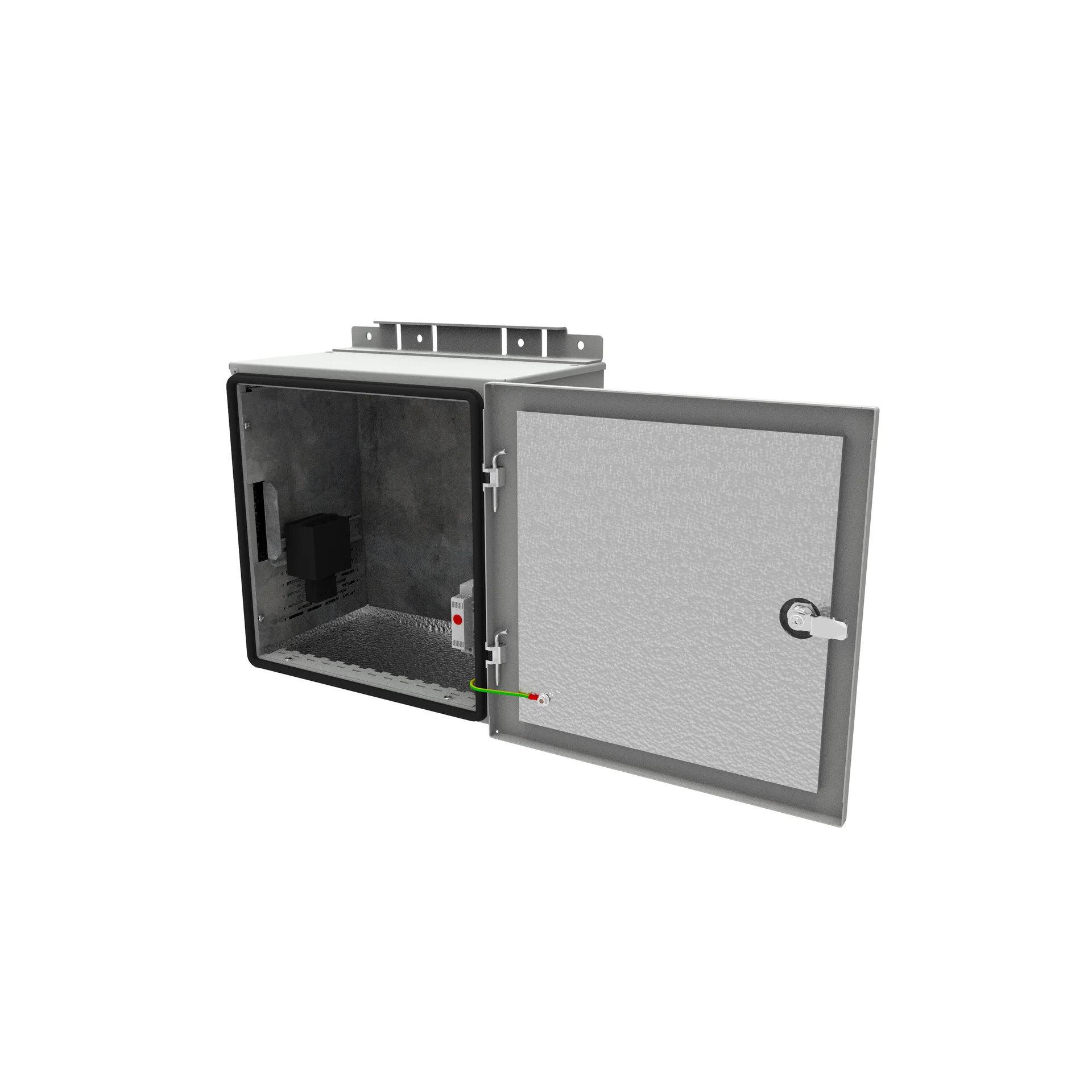 Настенный термошкаф 400x400x250 мм, IP65 (нагрев, контроль климата)